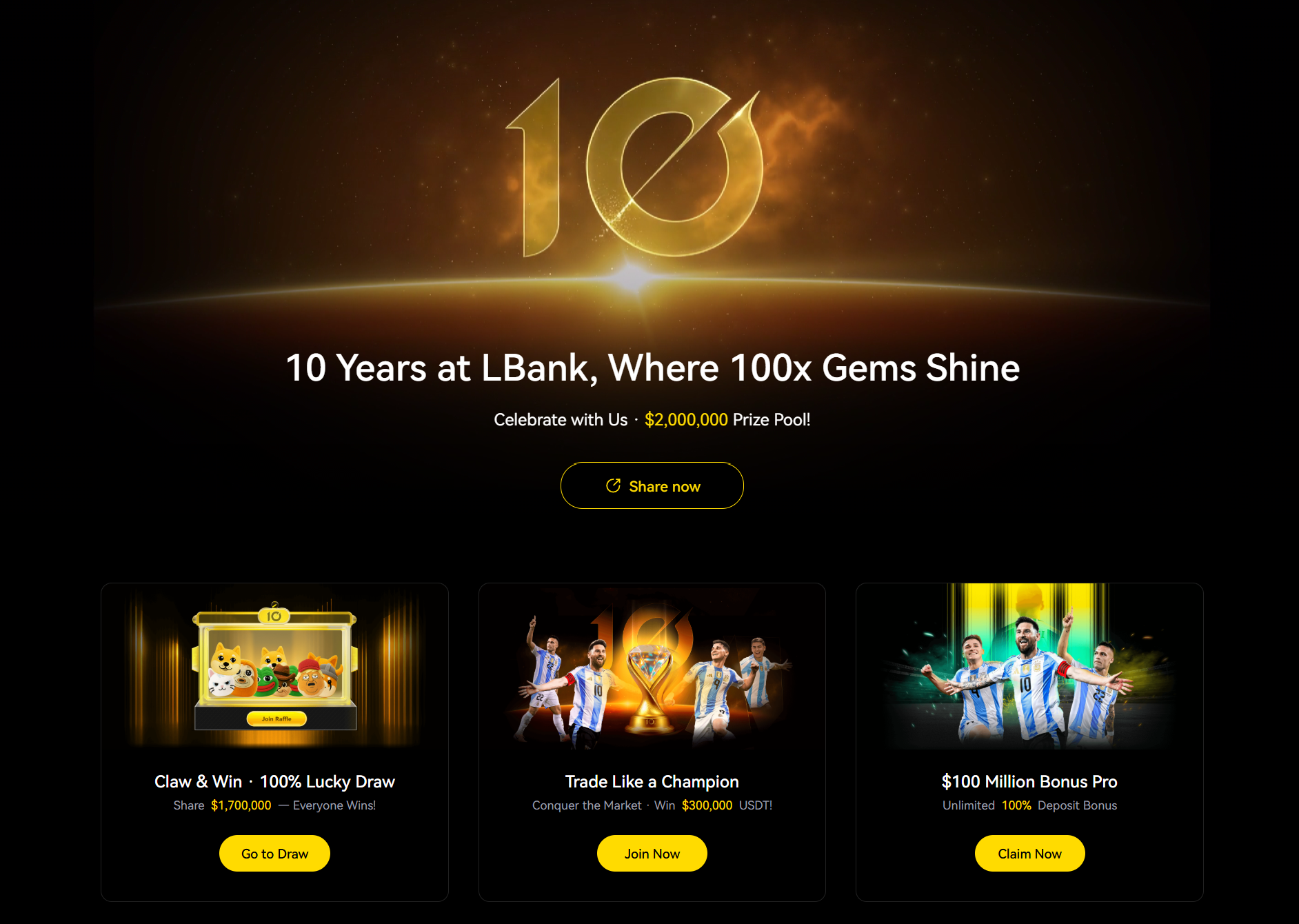 LBank Special Events Bonus