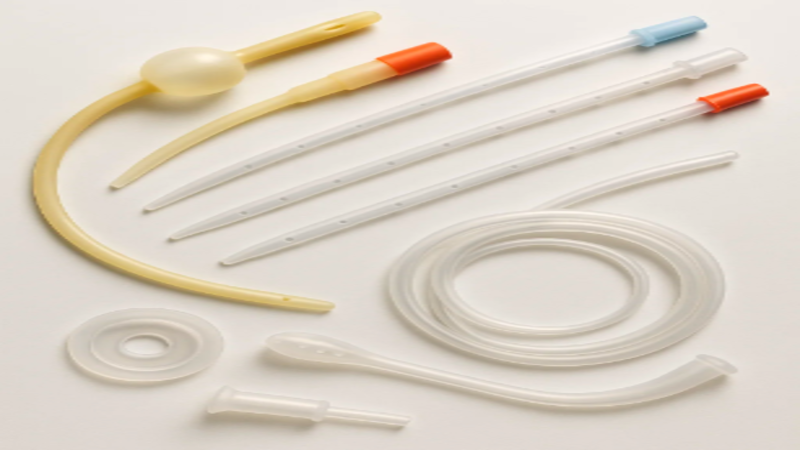 Extruded silicone medical products
