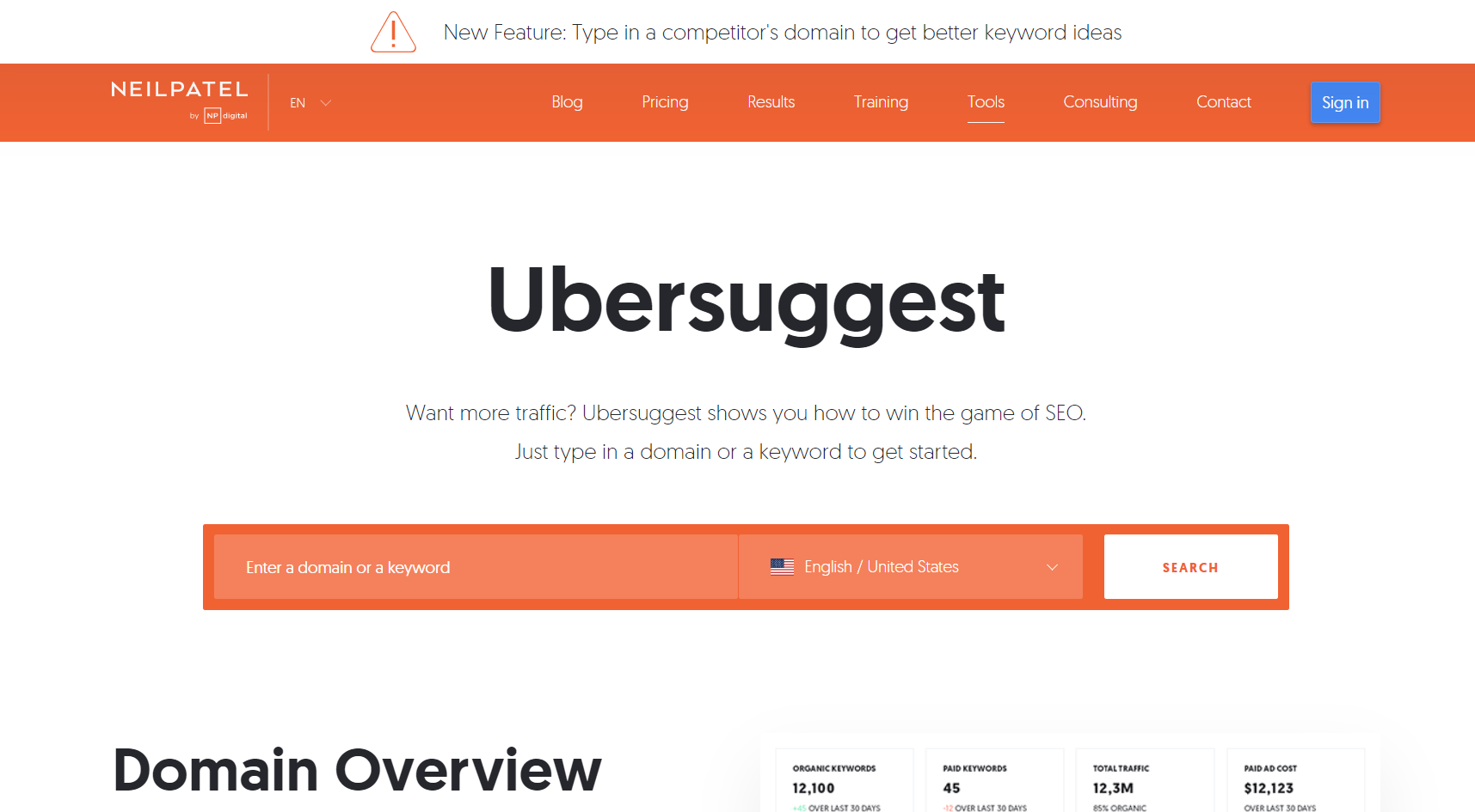 Ubersuggest review