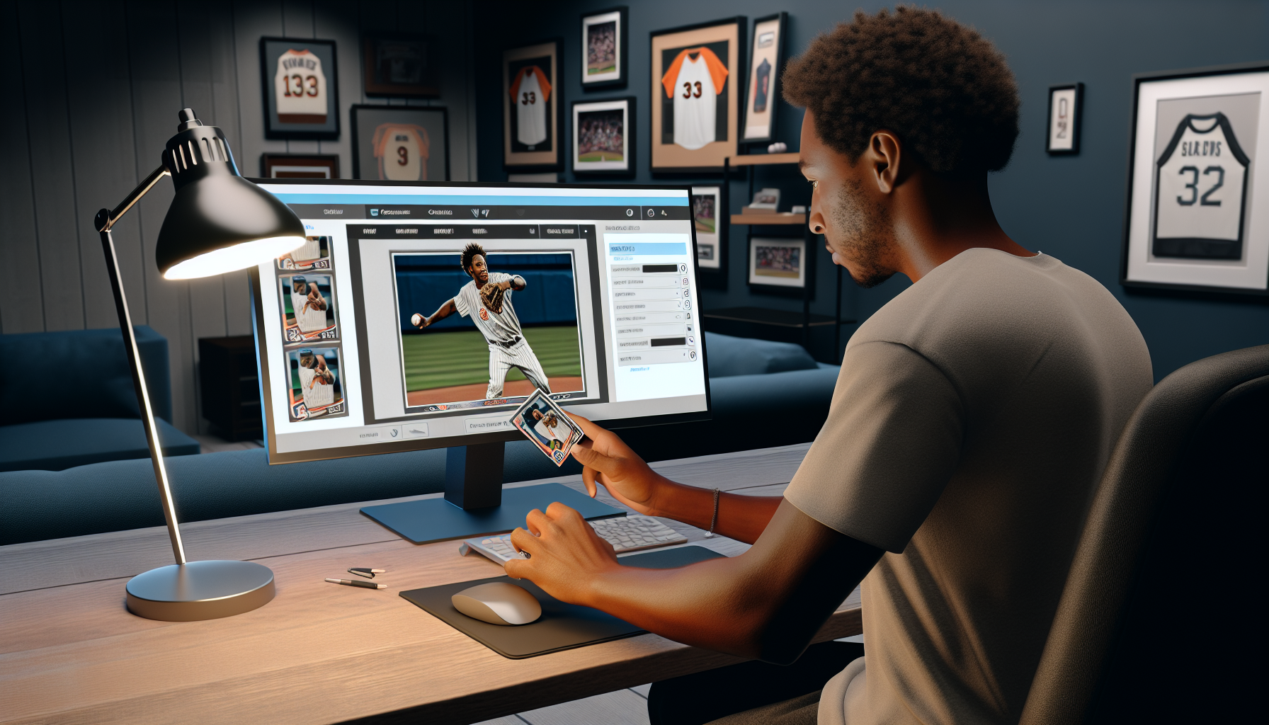 Uploading MVP photos for custom baseball card