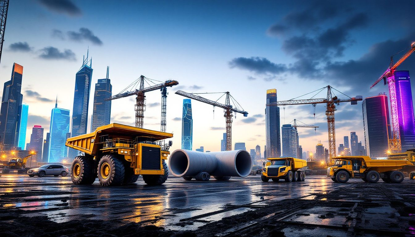 An overview of leading manufacturers of heavy equipment in the construction industry.