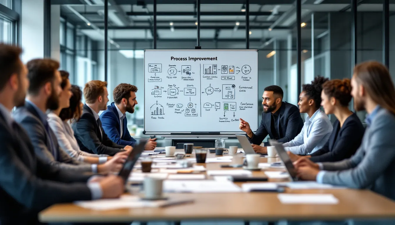 Public health and healthcare professionals using data to improve processes and outcomes.