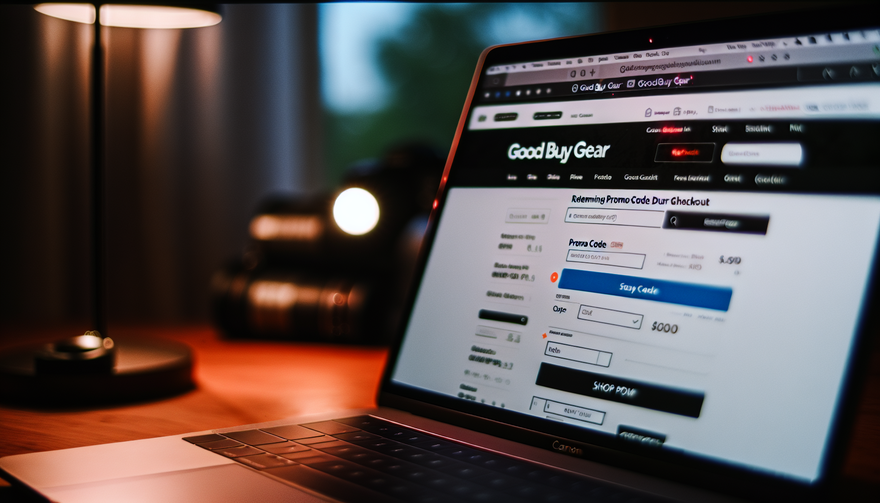 Redeeming Promo Code at Checkout