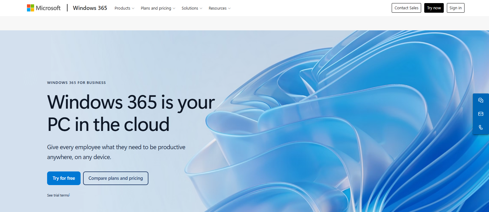 Microsoft Windows 365 Cloud PC platform enabling secure cloud-hosted desktops, remote work access, and scalable Desktop as a Service solutions for modern businesses.