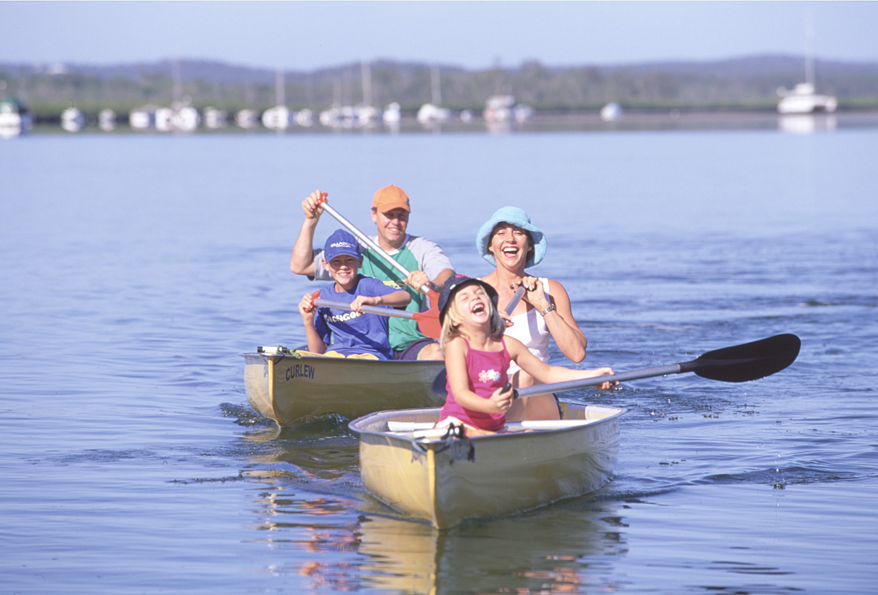 Watersports are a year round proposition at Tin Can Bay