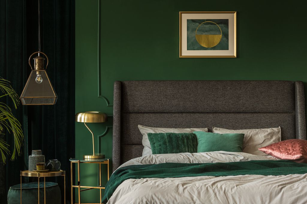 Emerald Green Bedroom