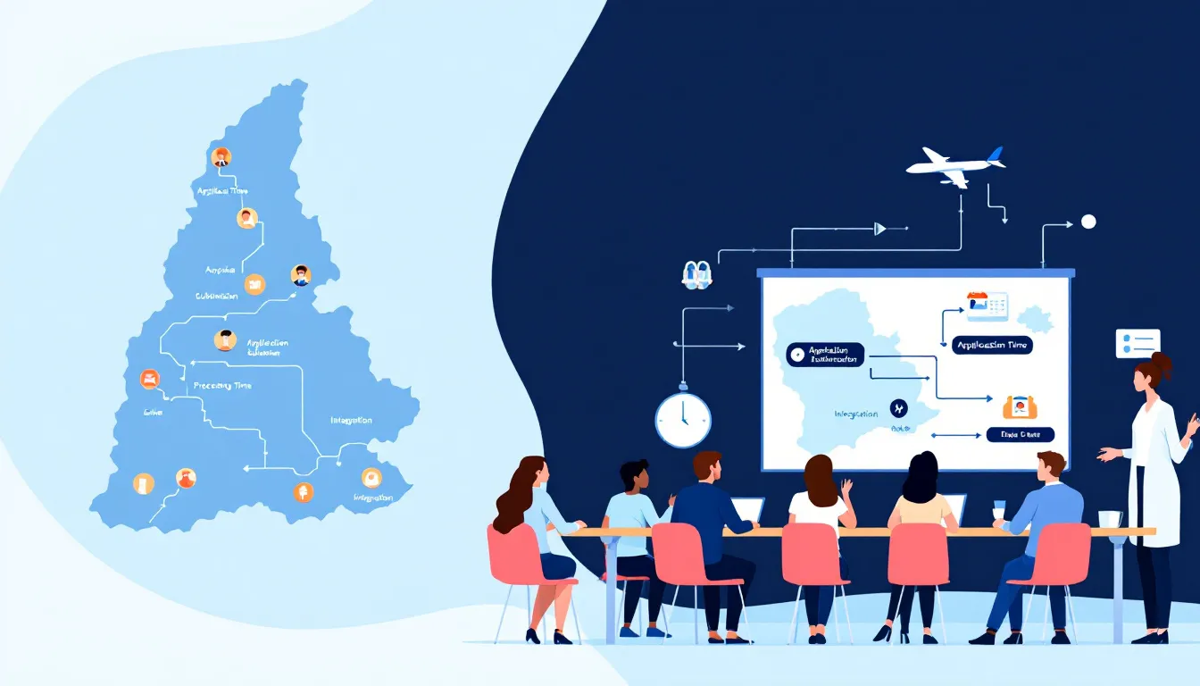 Des étudiants en formation sur les compétences des consultants en immigration.