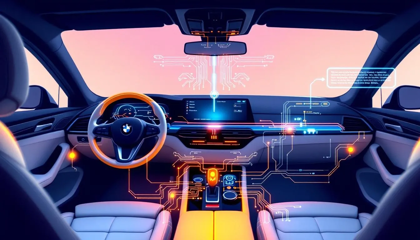 Eine Illustration, die das Konzept der Sitzgurt Erinnerung in einem Fahrzeug zeigt.