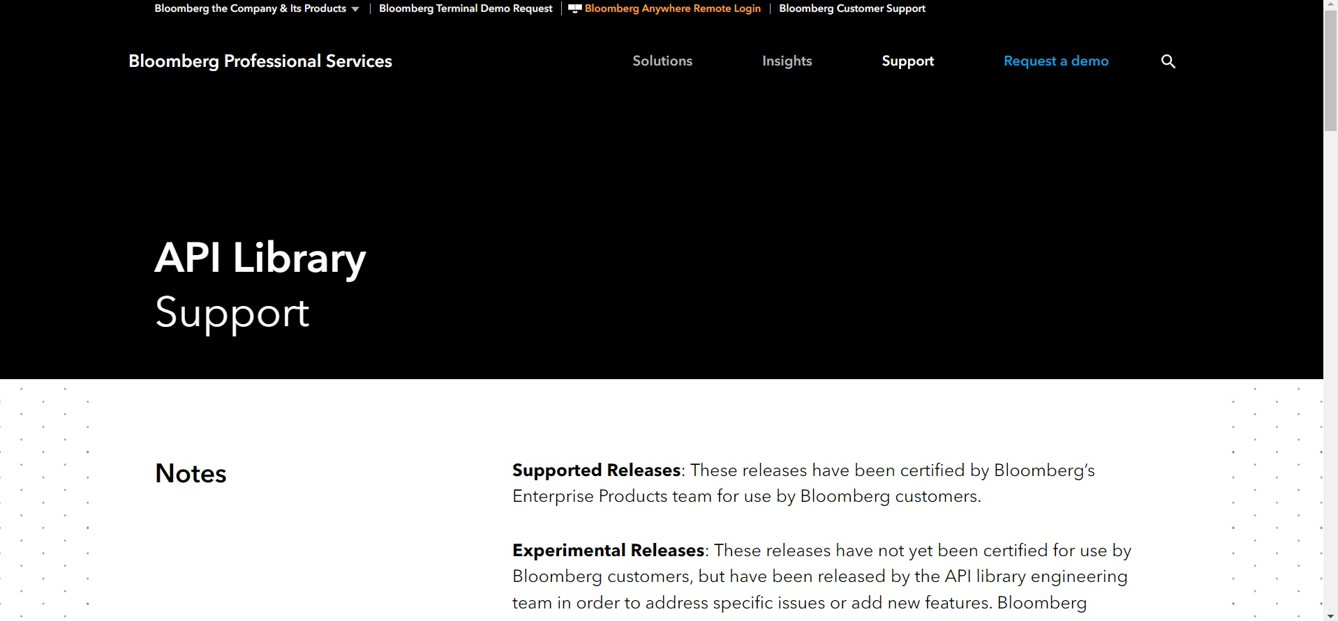 Bloomberg API - Another Great Google News API Alternative