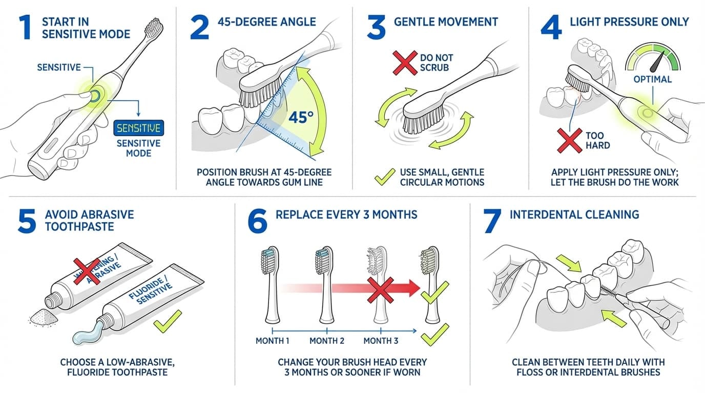 How to Brush Properly with Receding Gums