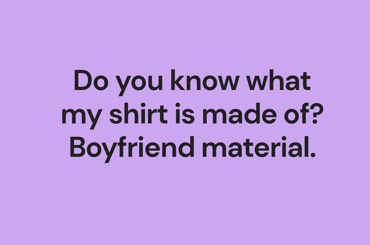 cheesy pick up lines