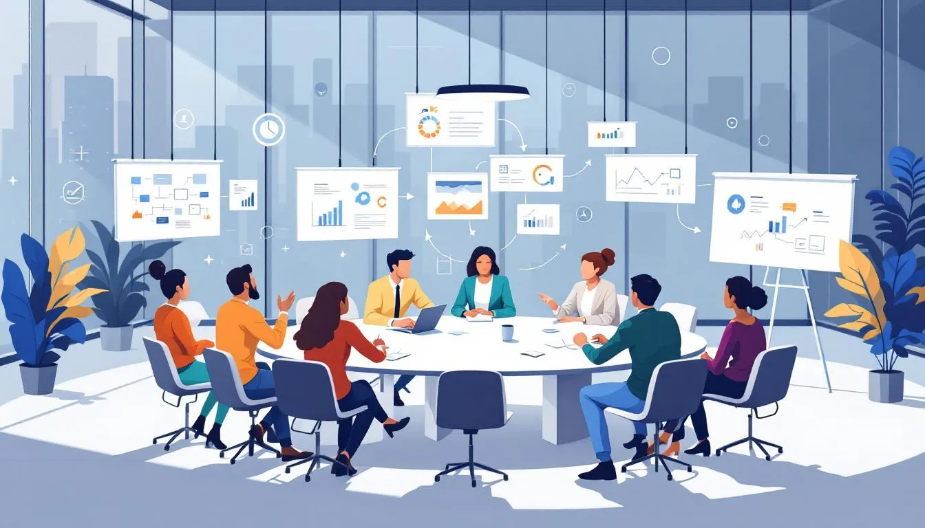 An illustration emphasizing the importance of embedding change in company culture.