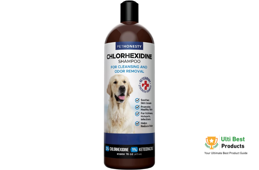 PetHonesty Chlorhexidine Pet Shampoo in a post about Best Antifungal Shampoo For Dogs 