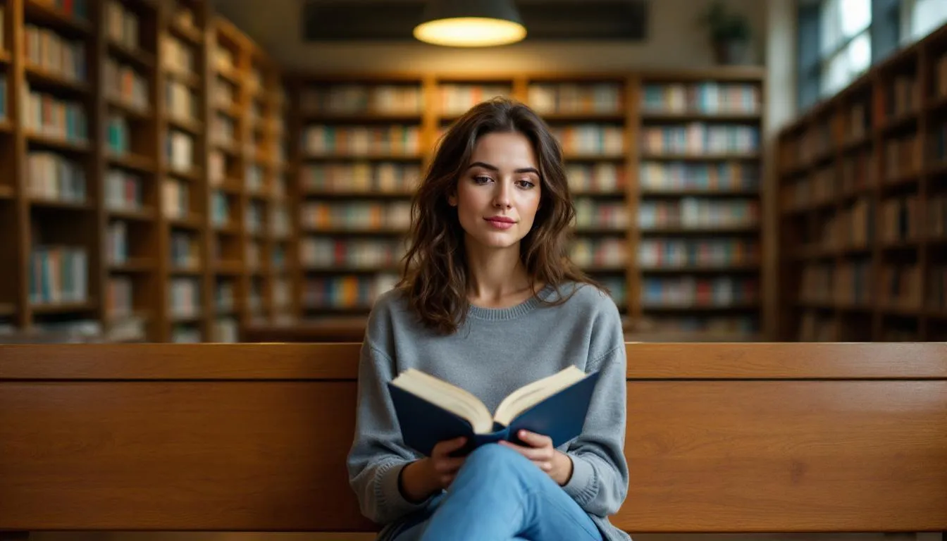 A person is holding a book in one hand while glancing at a clock, illustrating a moment of reflection or time management. This scene captures the balance between reading and the passage of time, inviting the viewer to consider how stories can engage a reader's attention in the very beginning.