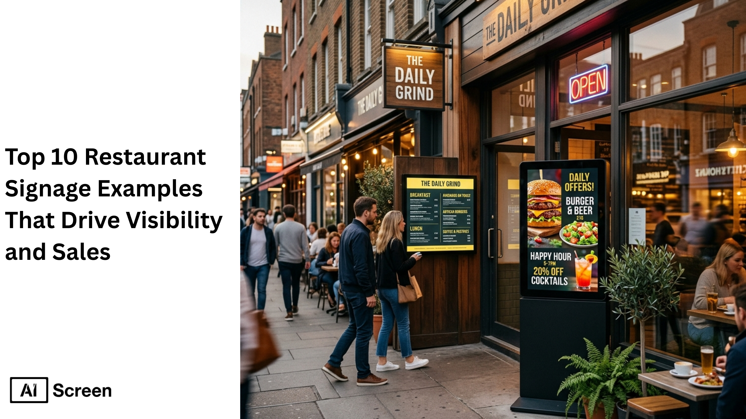 Top 10 Restaurant Signage Examples That Drive Visibility and Sales 1 restaurant signage design examples