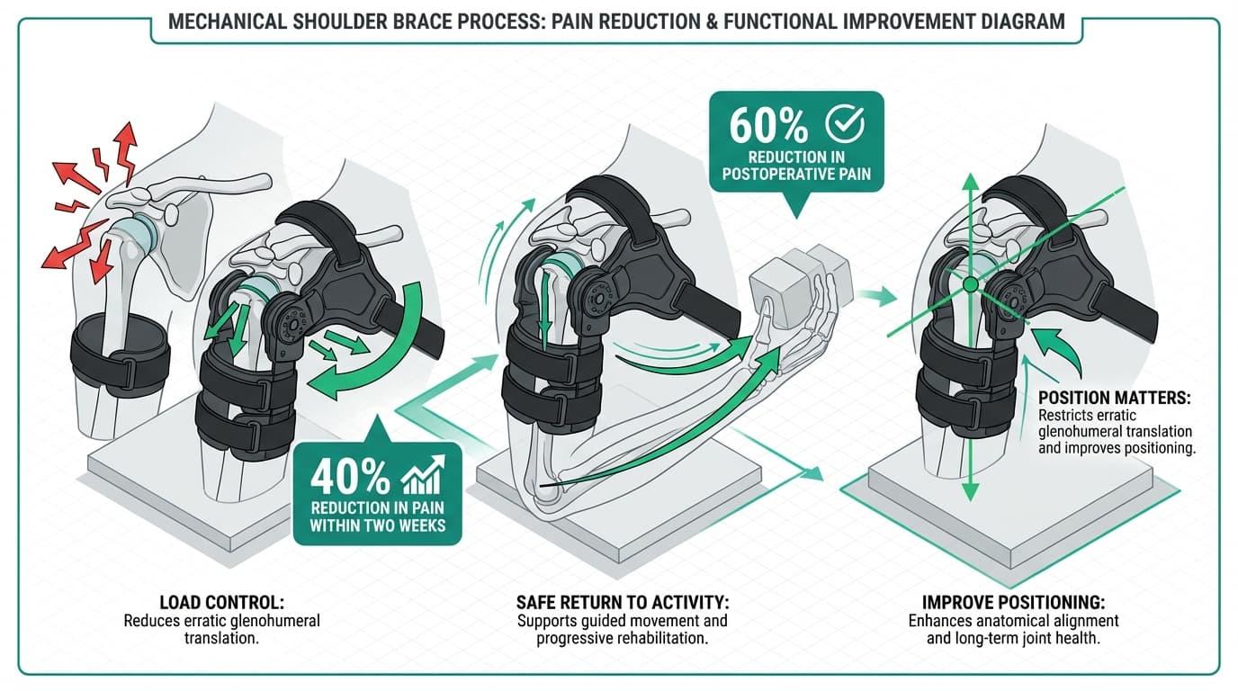 How Do Shoulder Braces Mechanically Improve Rotator Cuff Recovery?