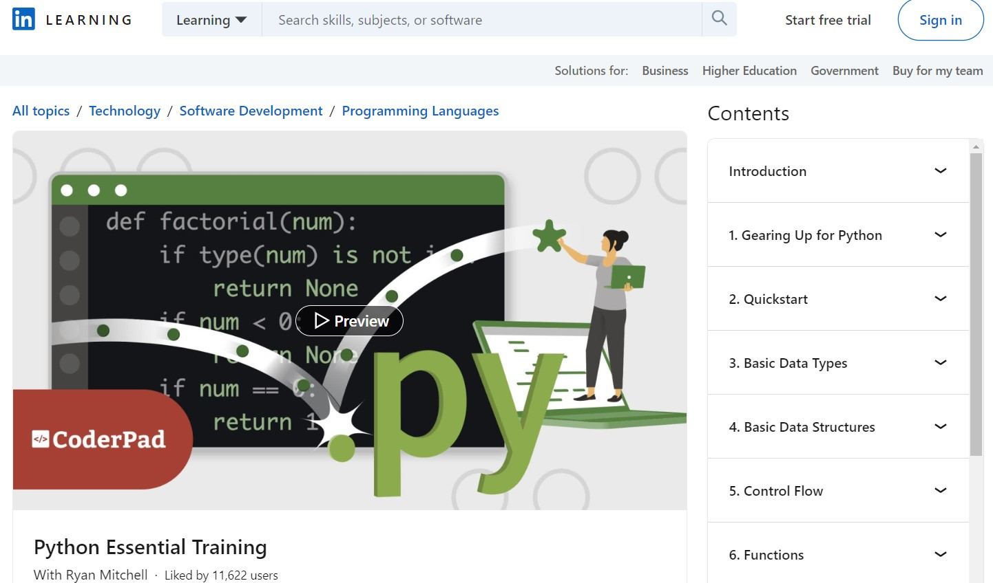 #2 Python LinkedIn Learning Python essential Training