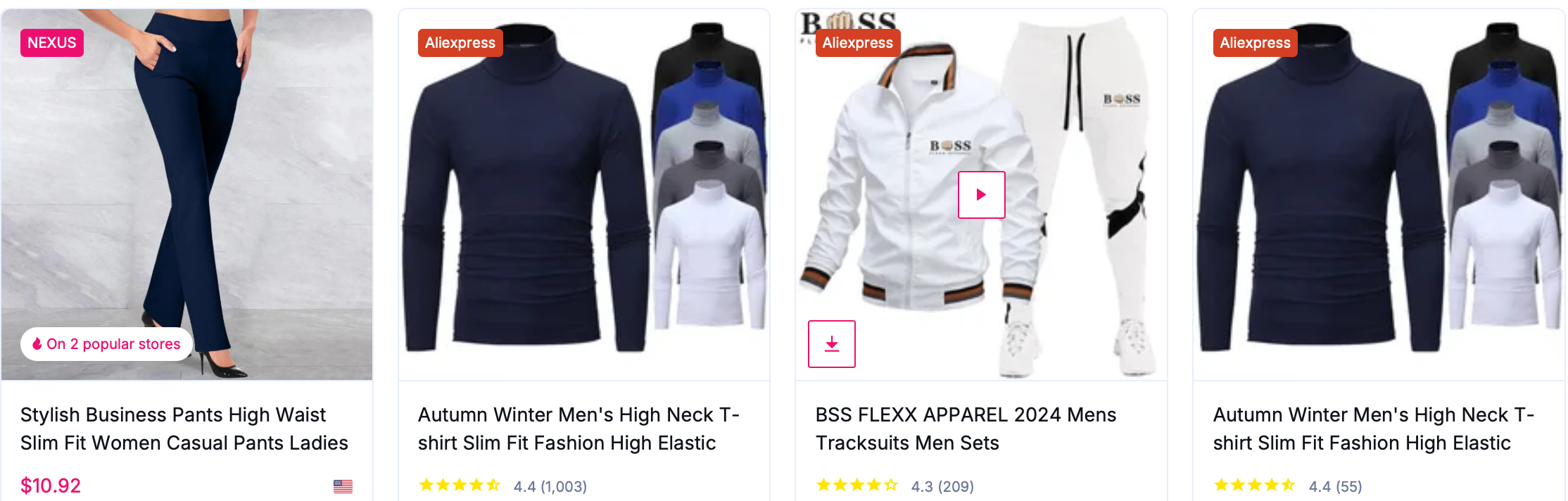 dropshipping business ideas - fitness apparel 