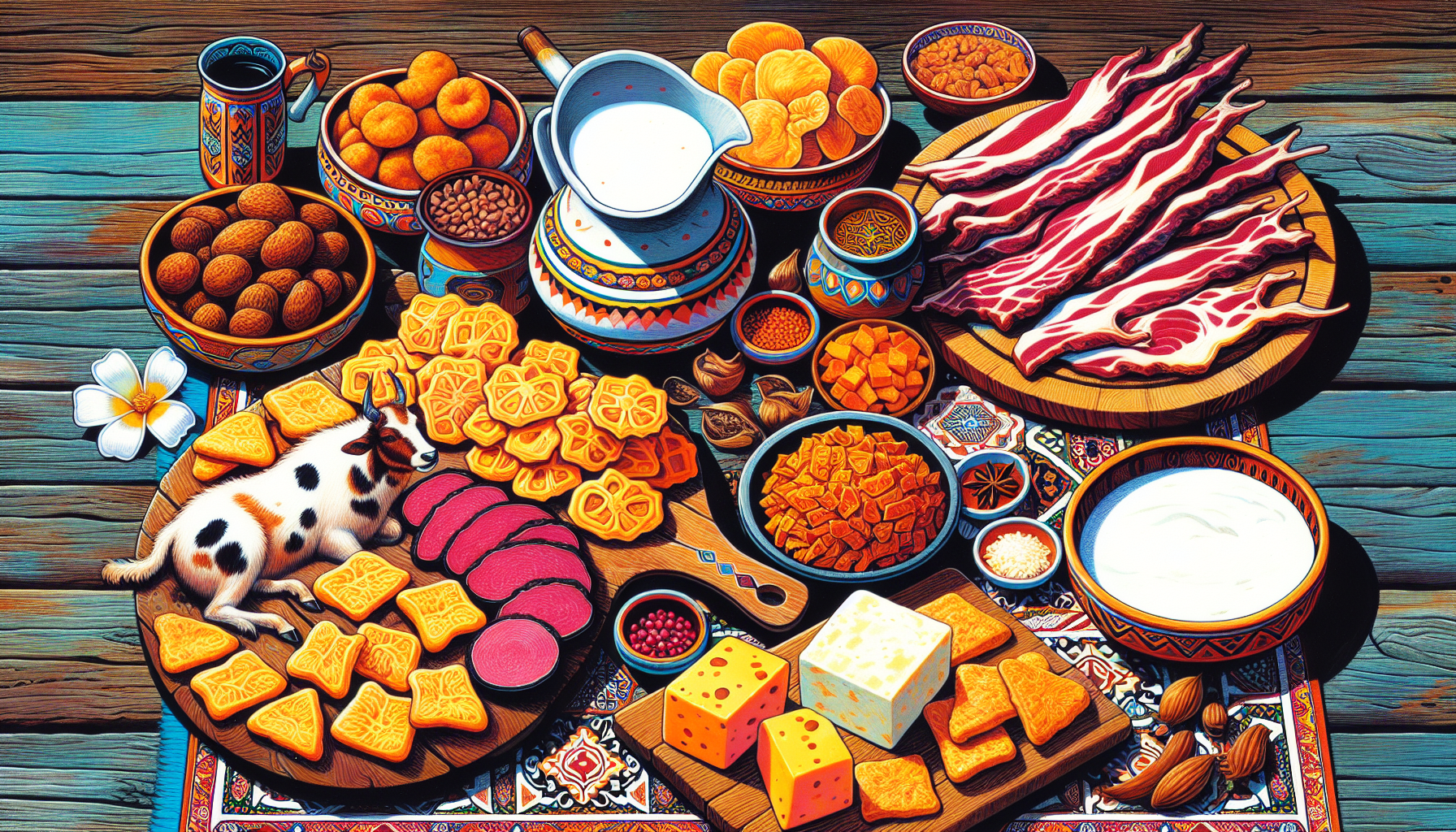 Traditional Mongolian foods
