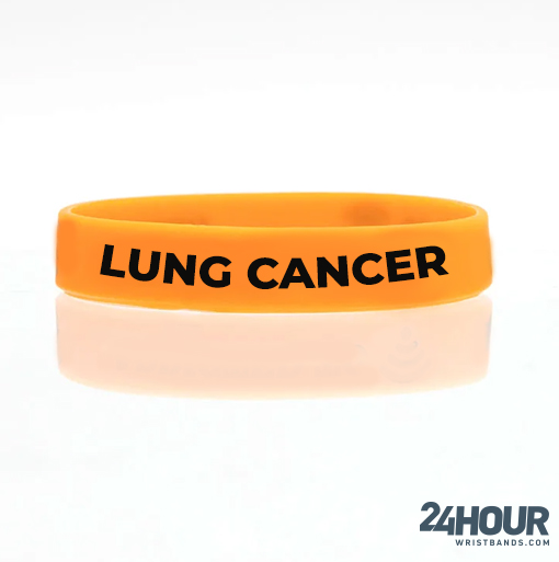 3.5 x 3.5 In. Clear Ribbon for Lung Cancer Awareness Foam Coasters, Set of 4