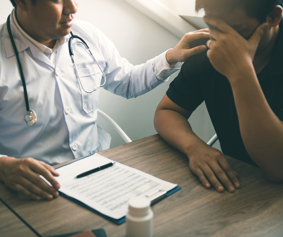                             A doctor and a patient discussing evidence-based therapies for drug addiction