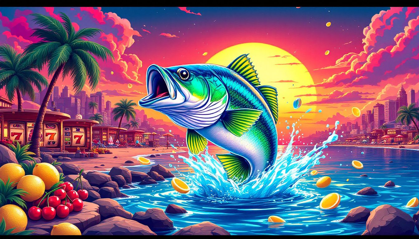 Spielsymbole und Gewinnkombinationen des Big Bass Splash Slots.