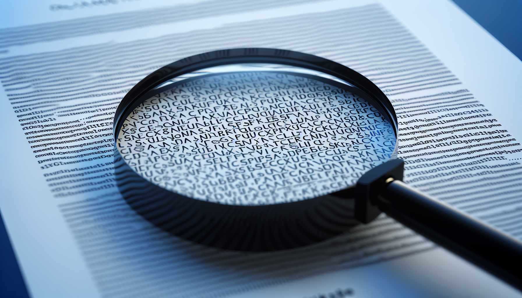 Magnifying glass over financial document illustrating regulatory and compliance risk assessment for CFOs.