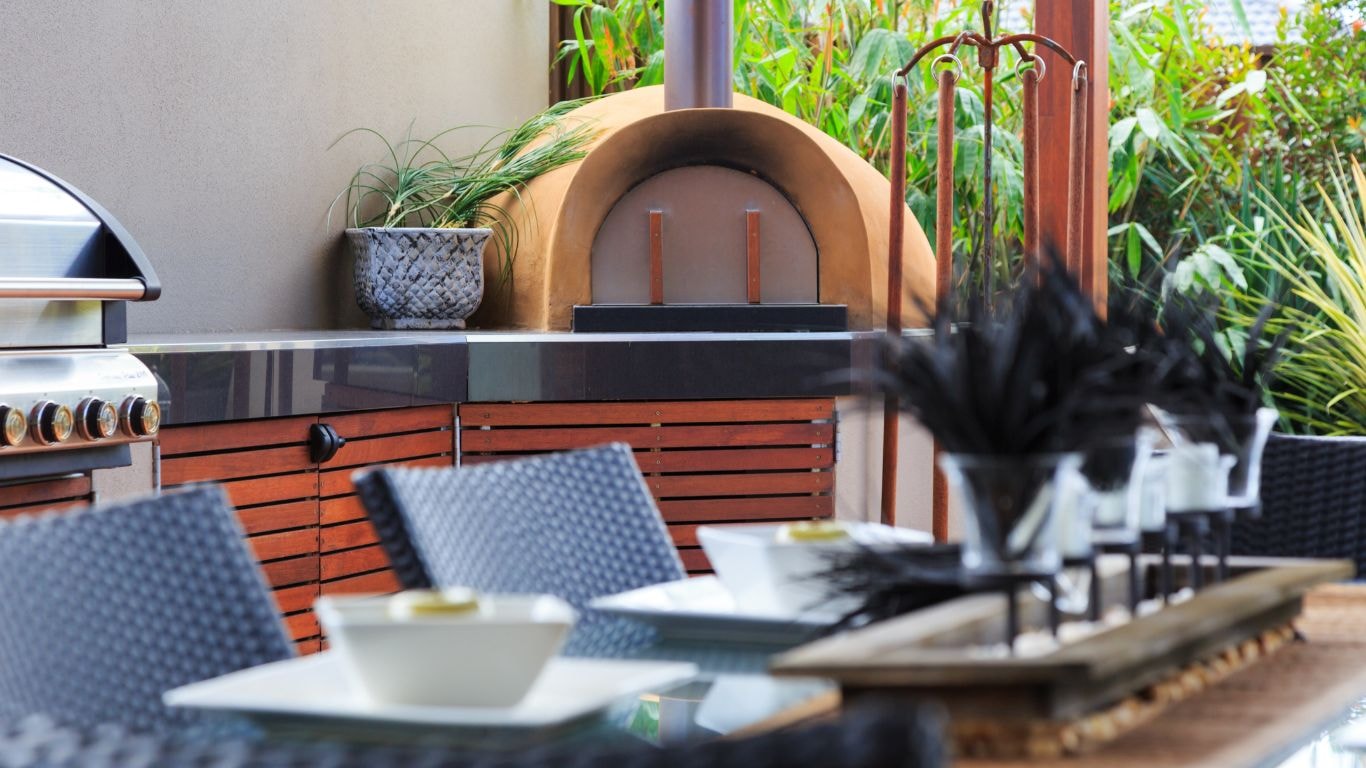 how to design an outdoor kitchen - permission