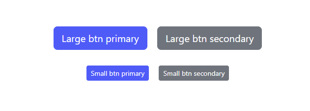 Bootstrap Button Sizes