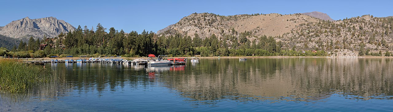 lake, boats