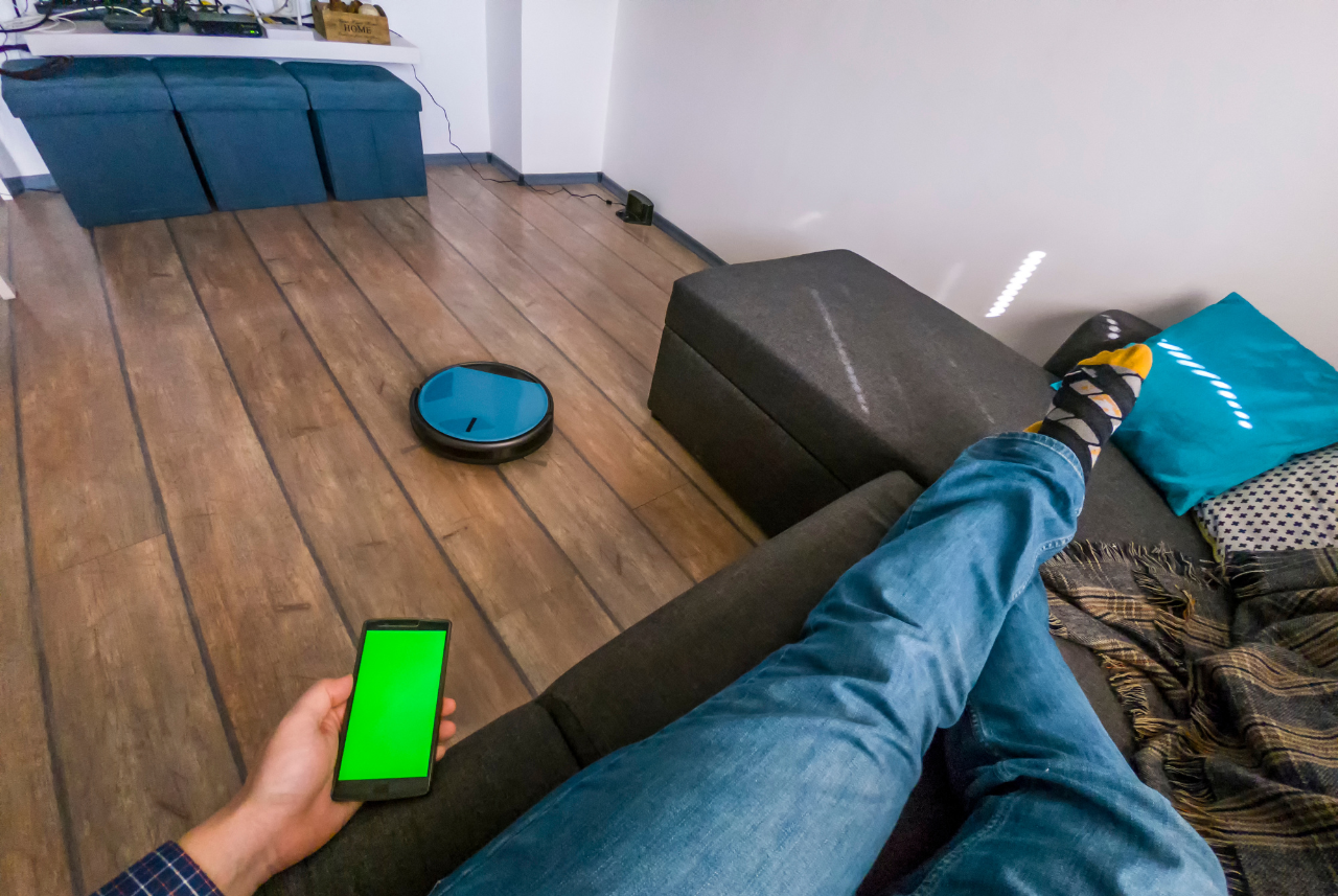 Robot vacuums connected to a smart home