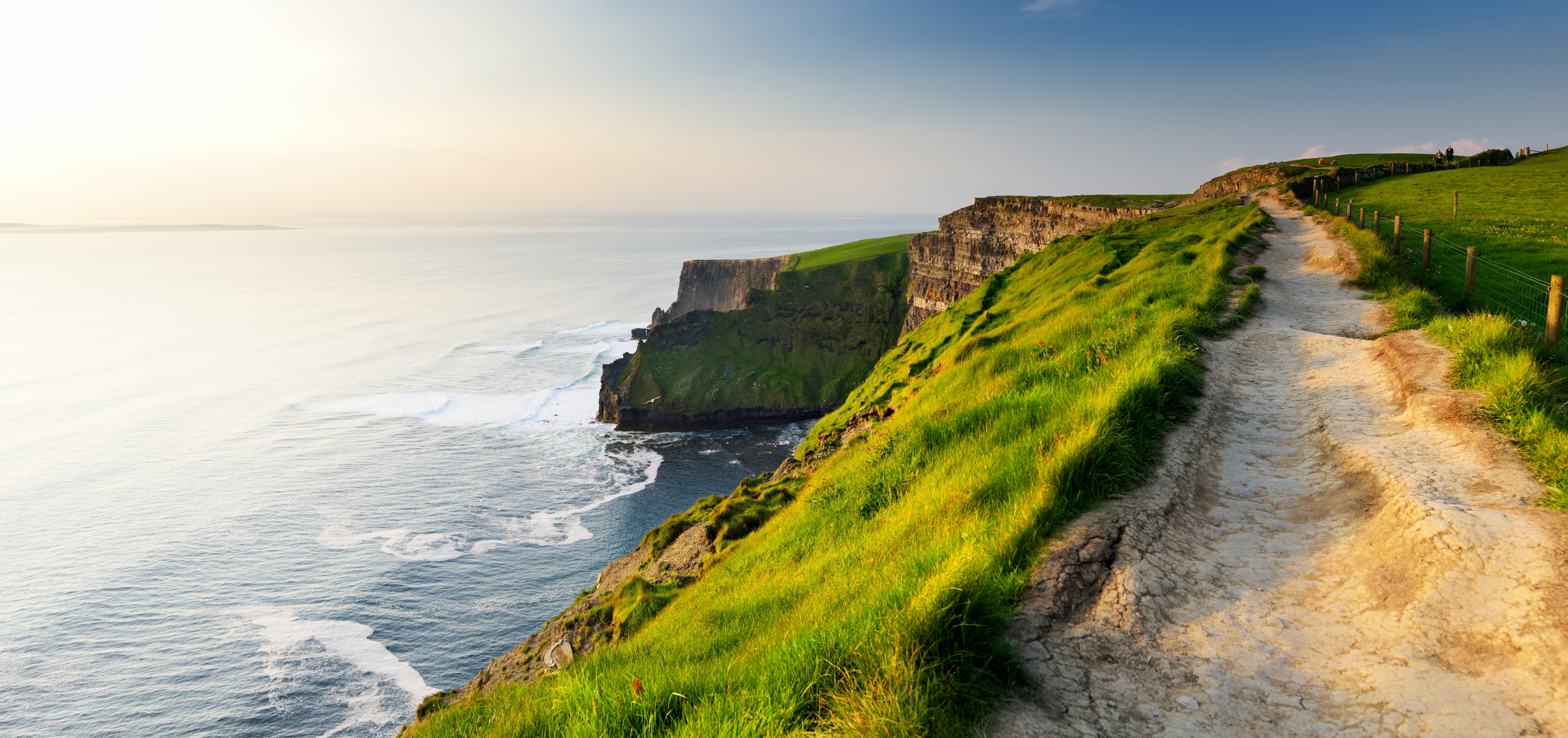 World famous Cliffs of Moher, Wild Atlantic Way in County Clare