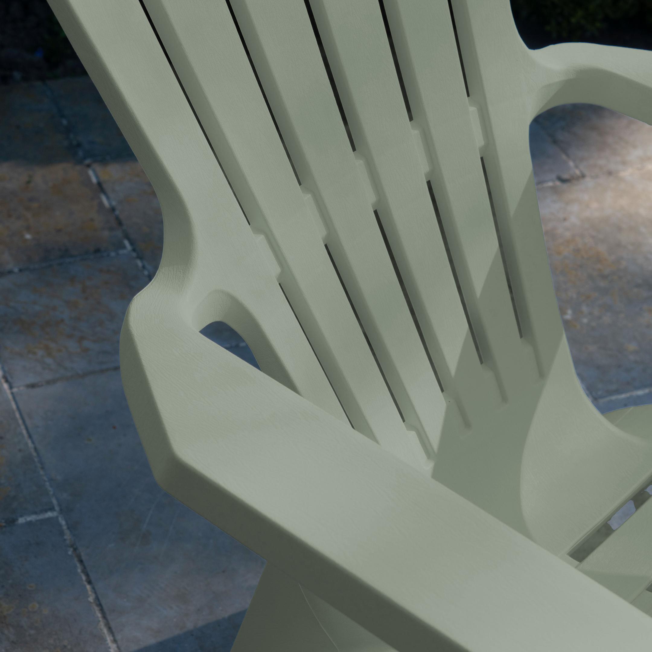 Notre fauteuil de jardin en résine Adirondack