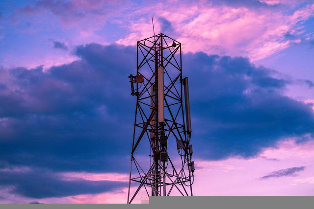 telecommunications tower, sky, cloudy sky