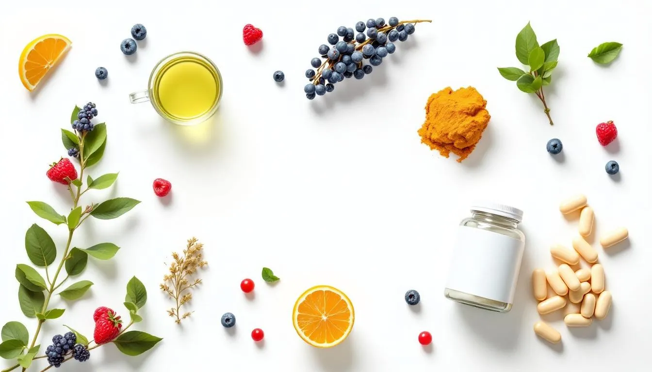 A selection of antioxidants that promote recovery and protection.