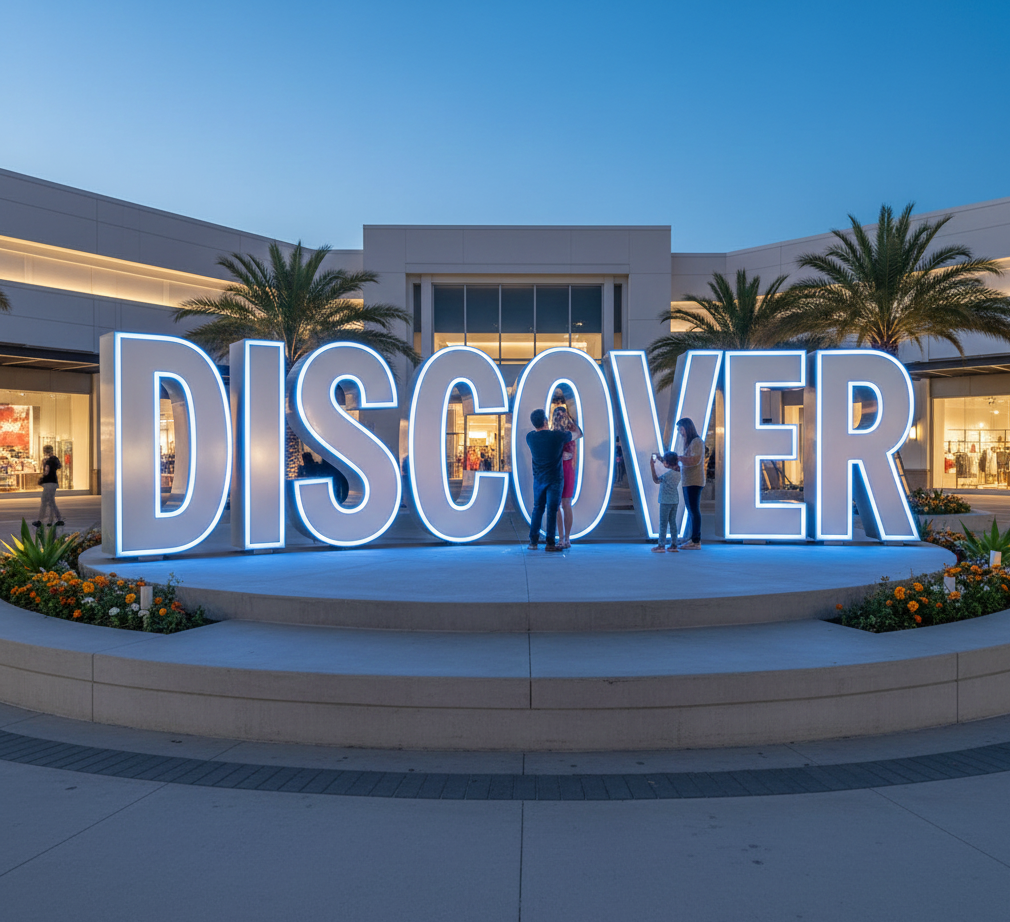 three dimensional sculpture signage