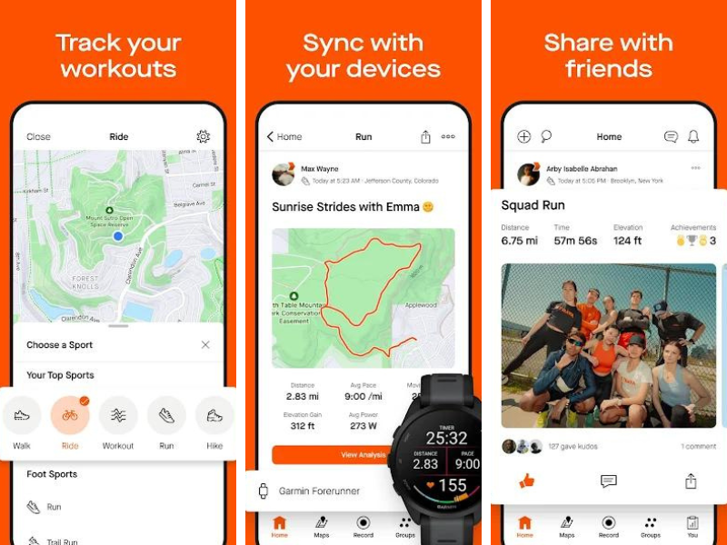 Strava best workout apps