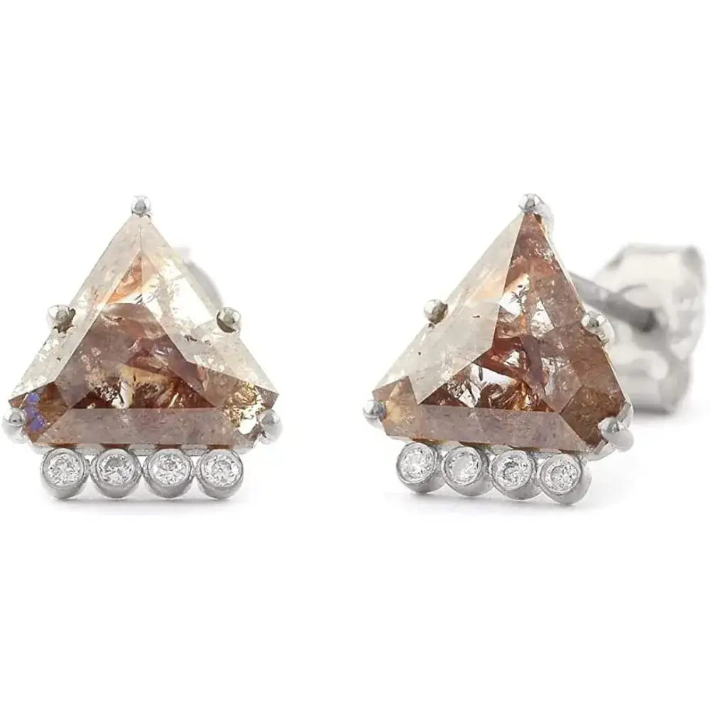 Best Salt and Pepper Diamond Earrings 