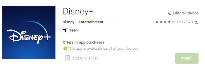 Fix #6 Update Disney plus app android