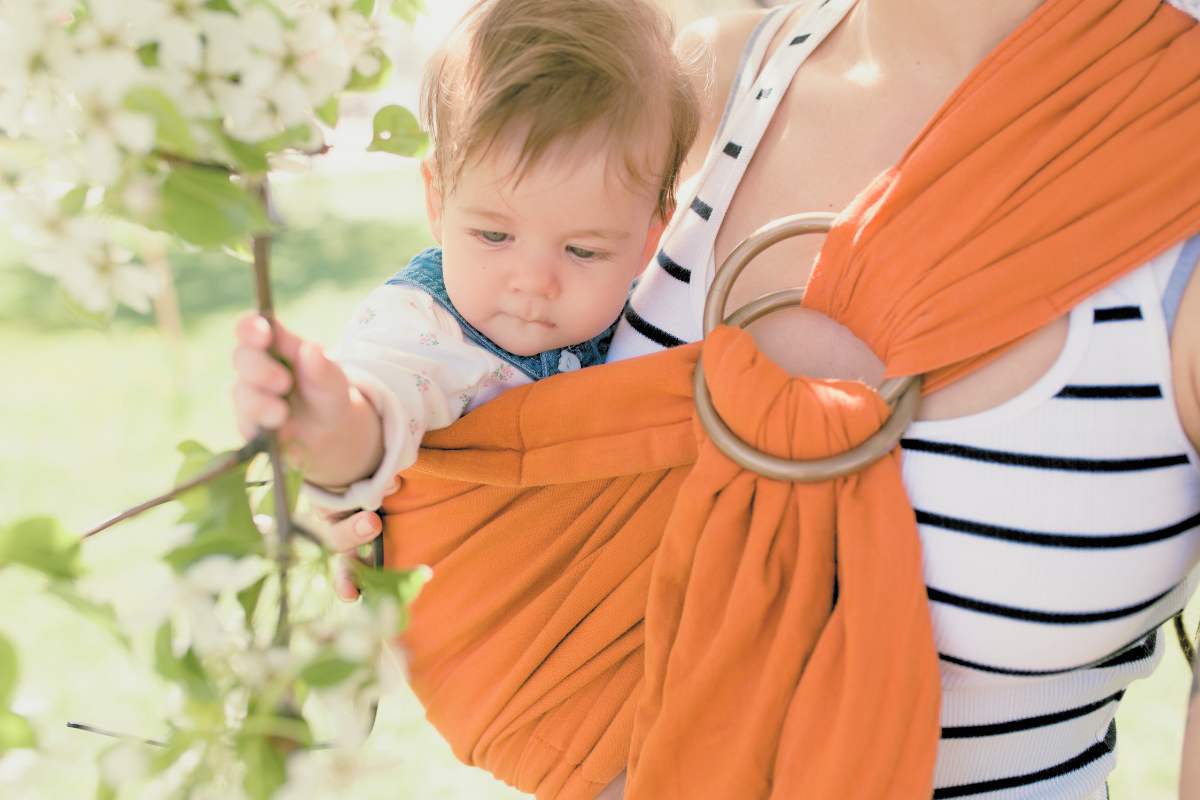 women wearing baby