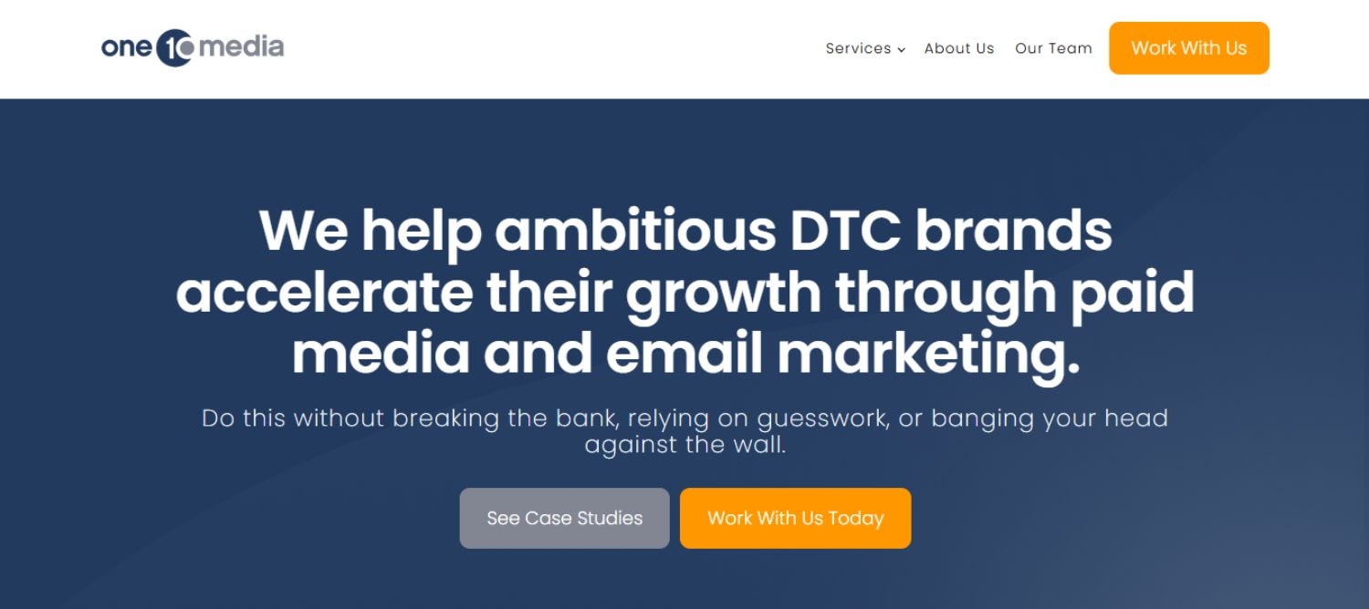One 10 Media: The Facebook + SMS Whisperers