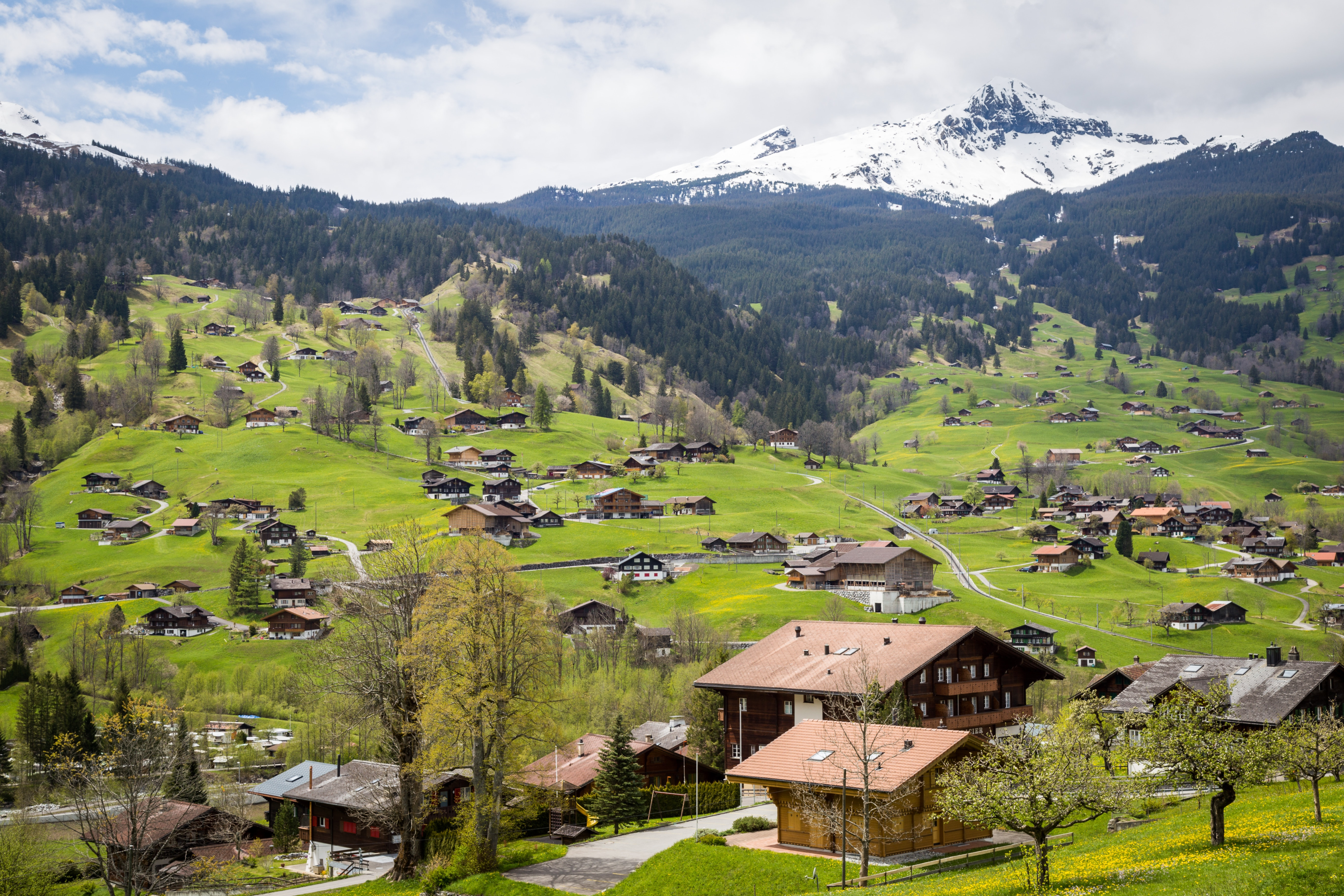 Switzerland is known for its iconic architectural design in the middle of nature’s scenic views