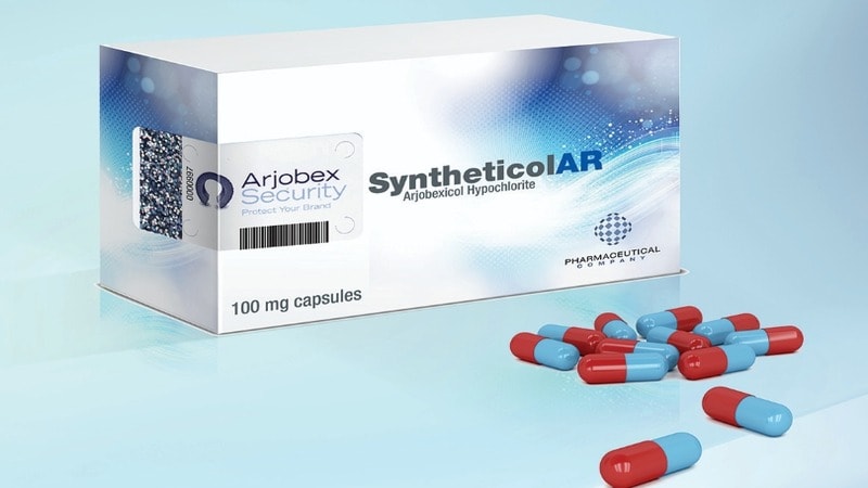 tamper-evident label on medicine box