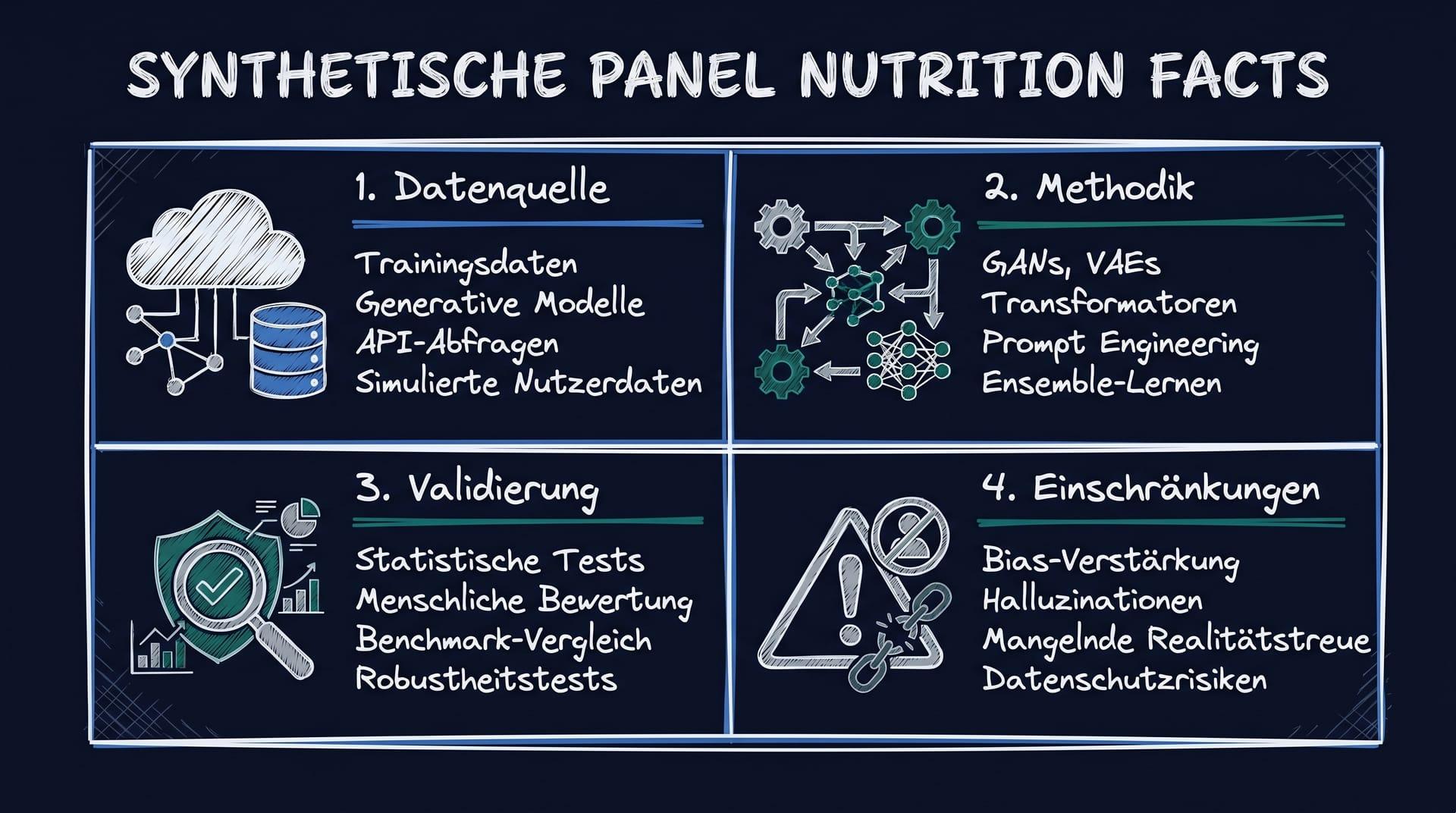 Nutrition Label für synthetische Panels