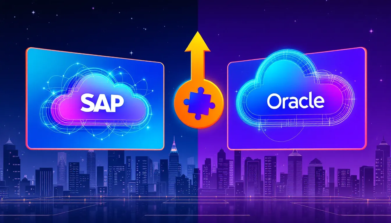 Key differences between SAP and Oracle ERP systems.