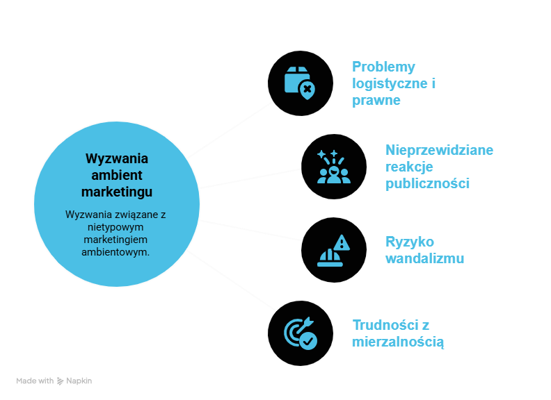 Jakie wady i ryzyka wiążą się z marketingiem ambientowym?