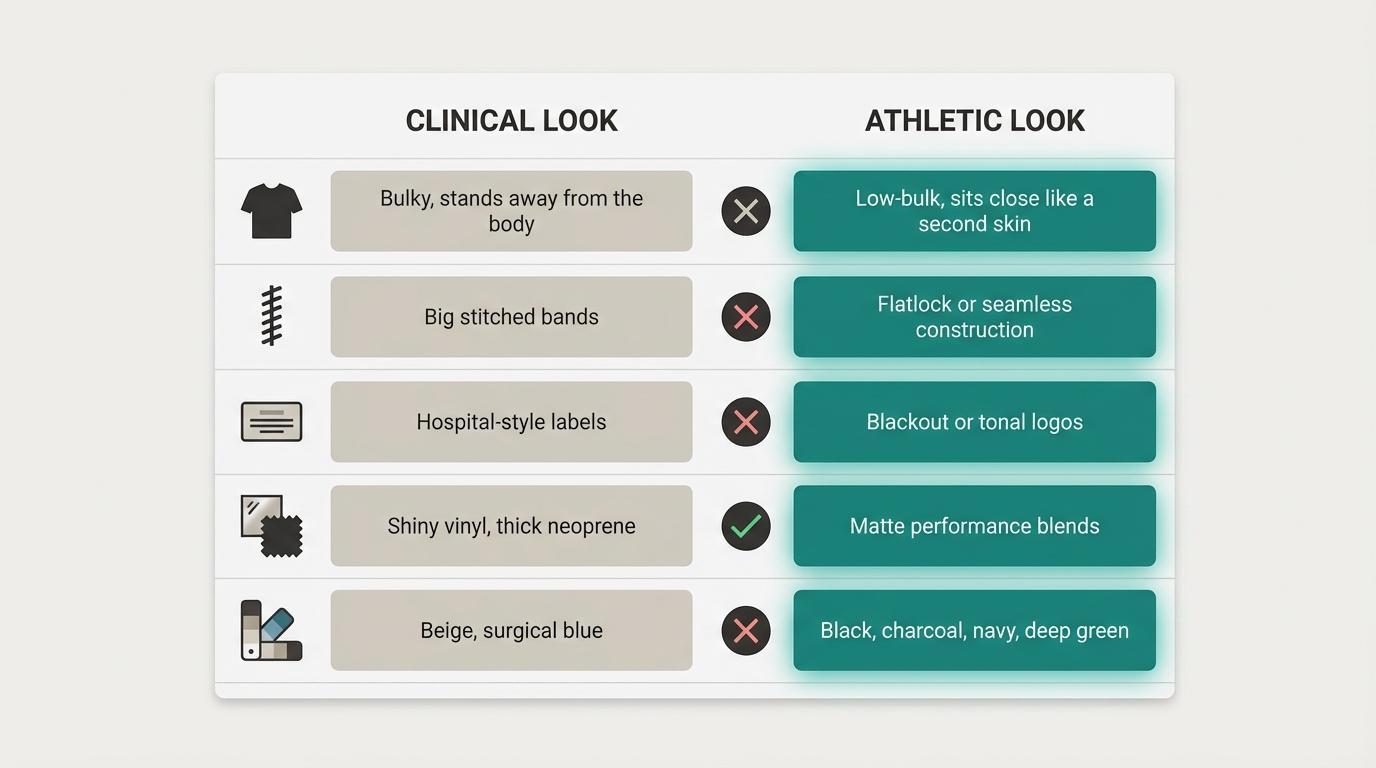 Design Principles: What Makes Support Gear Look Athletic, Not Clinical
