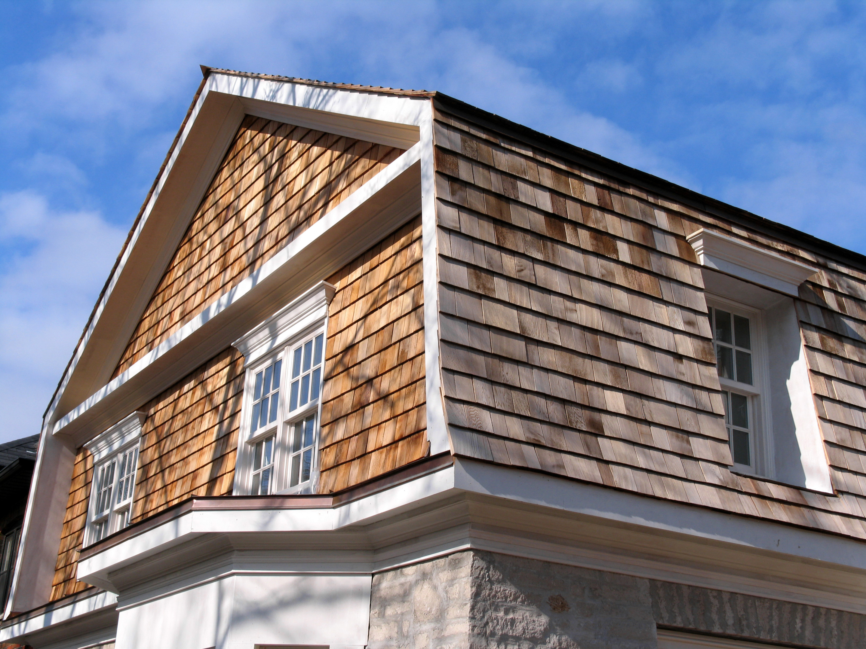 Cedar Shake Siding on House