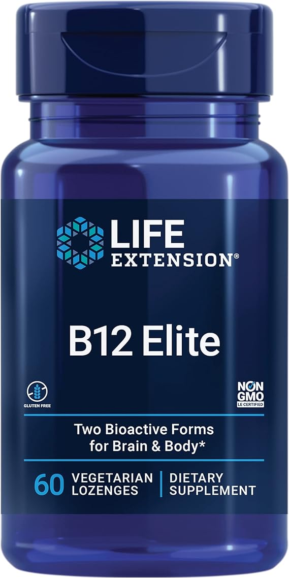 B12 Elite da Life Extension. Fonte da imagem: site oficial da marca.