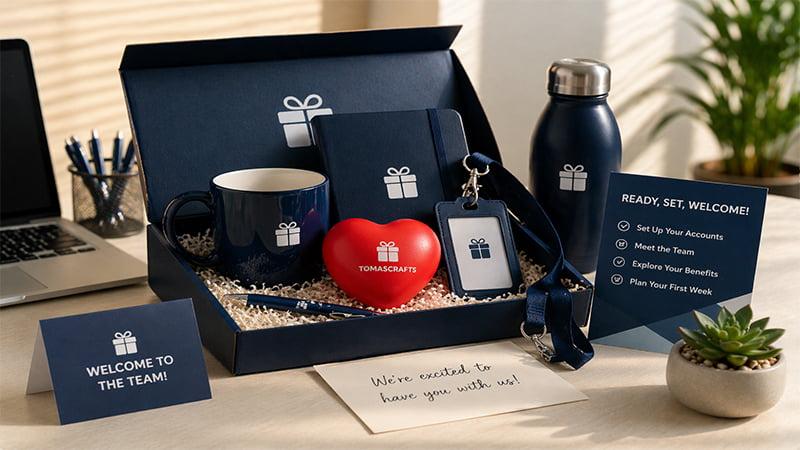 Premium branded gifts and practical giveaway items shown as alternatives to promotional stress balls